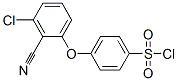 4-(3-Chloro-2-cyanophenoxy)benzene-1-sulfonyl chloride Structure,175136-72-8Structure