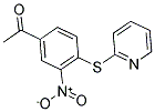 1-[3-nItro-4-(2-pyridylthio)phenyl]ethan-1-one Structure,175137-44-7Structure