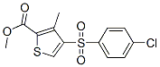 Methyl 4-[(4-chlorophenyl)sulfonyl]-3-methylthiophene-2-carboxylate Structure,175137-60-7Structure