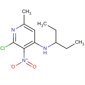 2-Chloro-n-(1-ethylpropyl)-6-methyl-3-nitro-4-pyridinamine Structure,175140-65-5Structure