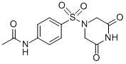 N1-{4-[(3,5-dioxopiperazino)sulfonyl]phenyl}acetamide Structure,175201-44-2Structure