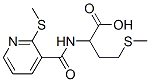 4-(Methylthio)-2-(([2-(methylthio)-3-pyridyl]carbonyl)amino)butanoic acid Structure,175201-70-4Structure