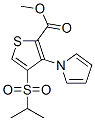 Methyl 4-(isopropylsulfonyl)-3-(1h-pyrrol-1-yl)thiophene-2-carboxylate Structure,175201-79-3Structure