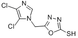 5-[(4,5-Dichloro-1h-imidazol-1-yl)methyl]-1,3,4-oxadiazole-2-thiol Structure,175201-82-8Structure