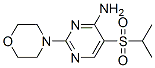 5-異丙基磺?；?2-嗎啉嘧啶-4-胺結(jié)構(gòu)式_175202-03-6結(jié)構(gòu)式