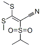 2-(異丙基磺?；?-3,3-二(甲基硫代)丙烯腈結構式_175202-05-8結構式