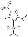 Methyl 3-iodo-4-(isopropylsulfonyl)-5-(methylthio)thiophene-2-carboxylate Structure,175202-13-8Structure