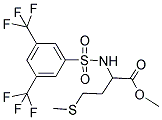 Methyl 2-({[3,5-di(trifluoromethyl)phenyl]sulfonyl}amino)-4-(methylthio)butanoate Structure,175202-21-8Structure