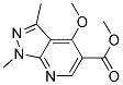 Methyl 4-methoxy-1,3-dimethyl-1h-pyrazolo[3,4-b]pyridine-5-carboxylate Structure,175202-30-9Structure