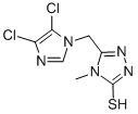 5-[(4,5-Dichloro-1h-imidazol-1-yl)methyl]-4-methyl-4h-1,2,4-triazole-3-thiol Structure,175202-31-0Structure