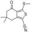 4,5,6,7-Tetrahydro-6,6-dimethyl-3-(methylthio)-4-oxobenzo[c]thiophene-1-carbonitrile Structure,175202-50-3Structure