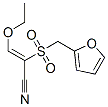 3-Ethoxy-2-[(2-furylmethyl)sulfonyl]acrylonitrile Structure,175202-51-4Structure