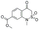 3,4-Dihydro-2,2-dioxo-7-methoxycarbonyl-1-methylbenzo[2,1-c]thiazin-4-one Structure,175202-91-2Structure