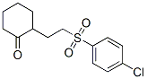 2-[2-[(4-Chlorophenyl)sulfonyl]ethyl]cyclohexan-1-one Structure,175202-99-0Structure