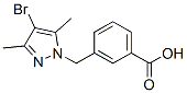 3-(4-Bromo-3,5-dimethyl-pyrazol-1-ylmethyl)-benzoic acid Structure,175203-24-4Structure