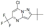 2-Tert-butyl-7-chloro-5-(trifluoromethyl)pyrazolo[1,5-a]pyrimidine Structure,175203-38-0Structure