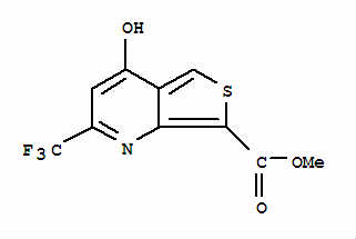 Methyl 4-hydroxy-6-(trifluoromethyl)thieno[3,4-b]pyridine-1-carboxylate Structure,175203-39-1Structure