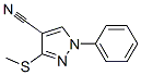 3-(Methylthio)-1-phenyl-1H-pyrazole-4-carbonitrile Structure,175203-46-0Structure