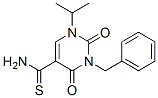 3-Benzyl-1-isopropyl-2,4-dioxo-1,2,3,4-tetrahydropyrimidine-5-carbothioamide Structure,175203-49-3Structure