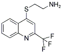 2-[[2-(Trifluoromethyl)-4-quinolyl]thio]ethylamine Structure,175203-50-6Structure