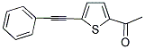 1-[5-(2-Phenyleth-1-ynyl)-2-thienyl]ethan-1-one Structure,175203-54-0Structure