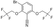 2,6-Bis(2,2,2-trifluoroethoxy)-3-bromobenzonitrile Structure,175204-13-4Structure