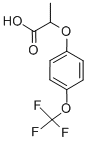 2-[4-(Trifluoromethoxy)phenoxy]propanoic acid Structure,175204-35-0Structure