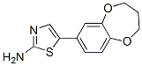 2-Amino-5-(3,4-trimethylenedioxyphenyl)thiazole Structure,175205-03-5Structure