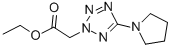 Ethyl 2-(5-(pyrrolidin-1-yl)-2h-tetrazol-2-yl)acetate Structure,175205-06-8Structure