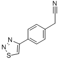 (4-[1,2,3]Thiadiazol-4-yl-phenyl)-acetonitrile Structure,175205-46-6Structure