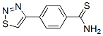 4-(1,2,3-Thiadiazol-4-yl)benzene-1-carbothioamide Structure,175205-52-4Structure