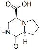 Pyrrolo[1,2-a]pyrazine-4-carboxylic acid, octahydro-1-oxo-, (4s-trans)- (9ci) Structure,175233-04-2Structure