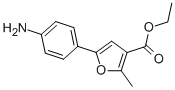 Ethyl 5-(4-aminophenyl)-2-methylfuran-3-carboxylate Structure,175276-70-7Structure