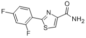 2-(2,4-Difluorophenyl)thiazole-4-carboxamide Structure,175276-97-8Structure