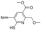 Methyl 3-cyano-2-mercapto-6-(methoxymethyl)pyridine-5-carboxylate Structure,175277-22-2Structure