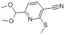 6-(Dimethoxymethyl)-2-(methylthio)nicotinonitrile Structure,175277-24-4Structure