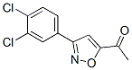 1-[3-(3,4-Dichlorophenyl)isoxazol-5-yl]ethanone Structure,175277-36-8Structure