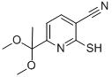 6-(1,1-Dimethoxyethyl)-2-mercaptonicotinonitrile Structure,175277-41-5Structure