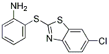 2-[(6-Chloro-1,3-benzothiazol-2-yl)thio]aniline Structure,175277-83-5Structure