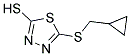 5-[(Cyclopropylmethyl)thio]-1,3,4-thiadiazole-2-thiol Structure,175277-92-6Structure