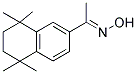 1-(5,5,8,8-Tetramethyl-5,6,7,8-tetrahydronaphthalen-2-yl)ethan-1-one oxime Structure,175278-31-6Structure