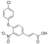 3-[4-[(4-Chlorophenyl)thio]-3-nitrophenyl]acrylic acid Structure,175278-52-1Structure