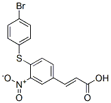 3-[4-[(4-Bromophenyl)thio]-3-nitrophenyl]acrylic acid Structure,175278-55-4Structure