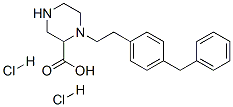 2-Piperazinecarboxylic acid, 1,4-bis(phenylmethyl)-methyl ester,dihydrochloride Structure,17532-21-7Structure