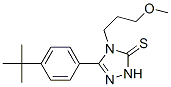 3-[4-(Tert-butyl)phenyl]-4-(3-methoxypropyl)-4,5-dihydro-1H-1,2,4-triazole-5-thione Structure,175334-68-6Structure