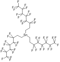 Tris(3,3,4,4,5,5,6,6,7,7,8,8,8-tridecafluorooctyl)tin hydride Structure,175354-32-2Structure