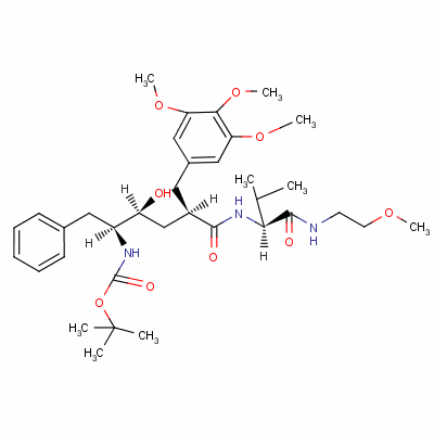 拉西那韋結(jié)構(gòu)式_175385-62-3結(jié)構(gòu)式