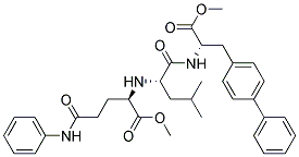 (r)-(9ci)-3-[1,1-聯(lián)苯]-4-基-n-[n-[1-(甲氧基羰基)-4-氧代-4-(苯基氨基)丁基]-l-亮氨酰]-L-丙氨酸甲酯結構式_175522-22-2結構式