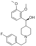 (S)-(2,3-二甲氧基苯基){1-[2-(4-氟苯基)乙基]-4-哌啶基}甲醇結(jié)構(gòu)式_175673-57-1結(jié)構(gòu)式