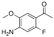 1-(4-Amino-2-fluoro-5-methoxy-phenyl)-ethanone Structure,175711-82-7Structure